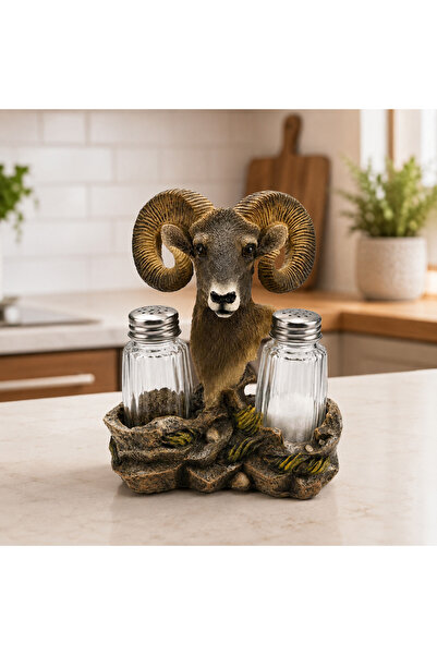 hediyeconcepti Decorative Figured Salt and Pepper Shaker Set – Polyester Spic...
