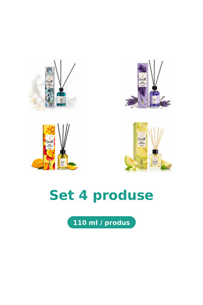 Golf Set 4 Produse Golf, Mix Angel, Lavanda, Mango, Melon