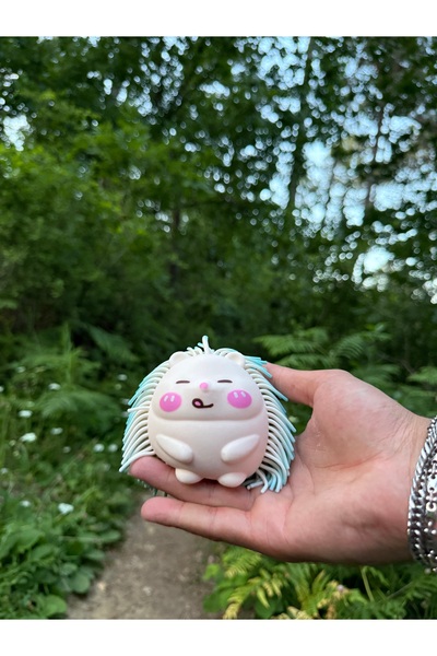 Halley Oyuncak MAVİ KİRPİ Squishy | Sukuşi | Stres Oyuncağı (FİLELİ)