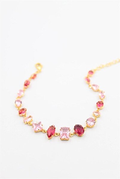 atastore2017 Baguette Stone Bracelet - Pink