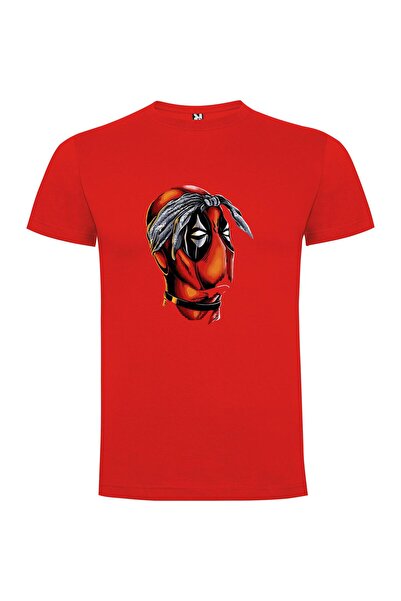 iLovePrints Deadpool Mandalorian Portrait Tshirt