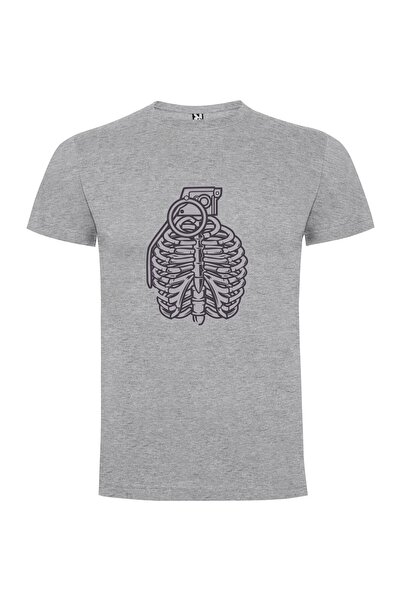 iLovePrints Titanium Cyber Skeleton Tshirt