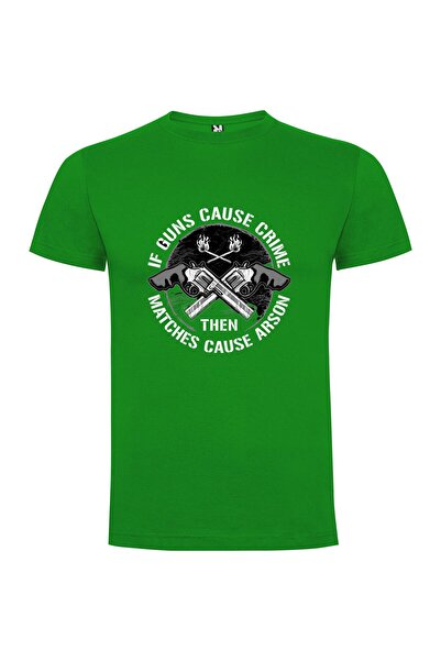 iLovePrints Crossed Guns Tee Tshirt