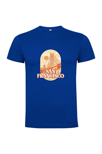 iLovePrints Golden SF Skyline Tshirt