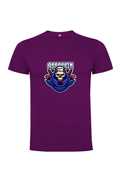 iLovePrints Helm Skull Assassin Tshirt