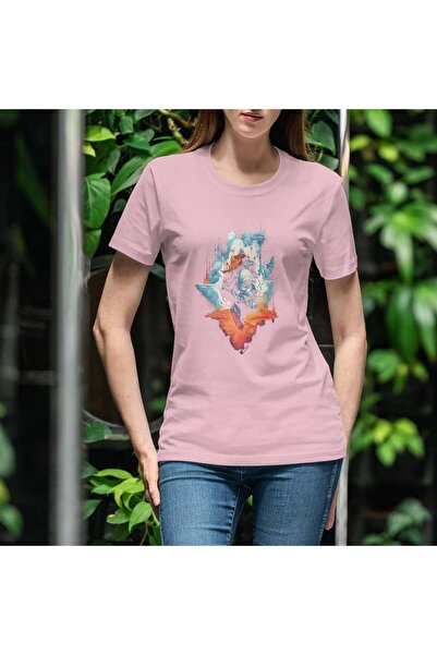 iLovePrints Surrealistic Abstract Art with Man's Portrait Tshirt