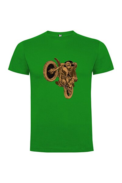 iLovePrints Dirt-Drifting Motorcycle Maverick Tshirt