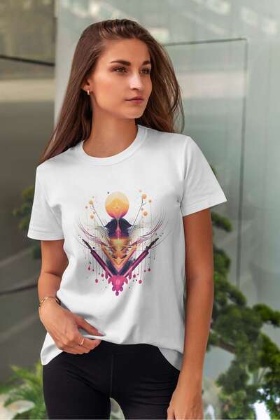 iLovePrints Abstract Cosmic Design Tshirt
