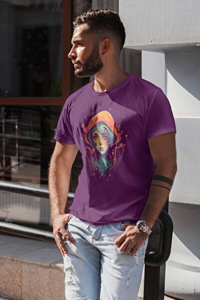 iLovePrints Abstract Portrait of a Woman Tshirt