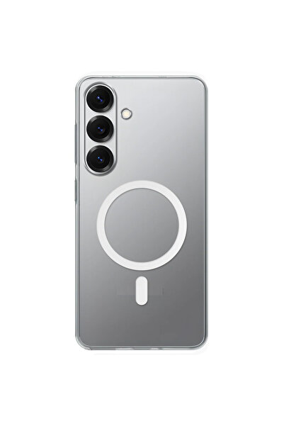 Lacoz Premium MagSafe Transparent Phone Case for Samsung Galaxy S25+ Crystal ...