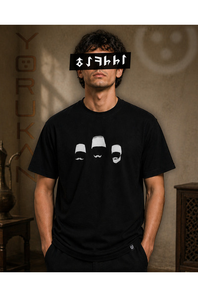 İTTİHAT - TALAT, ENVER, CEMAL Baskılı Unisex Regular Fit Tişört