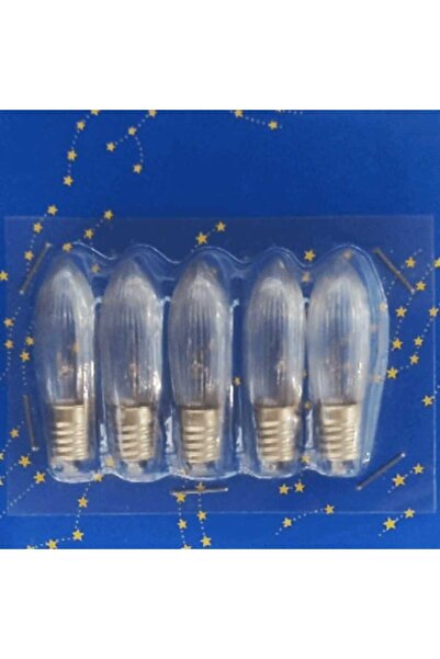 EUROLAMP Ανταλλακτικό λαμπάκι 12V, 3W, για κηροπήγια (περιέχει 5 το τεμάχιο)