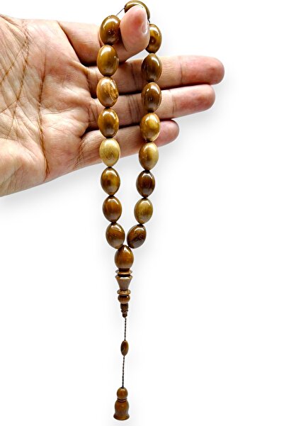 Hanedan Hediyelik سبحة من حبوب الكعك المقطوعة مقاس 11.5×15.5 ملم، الطول الإجم...