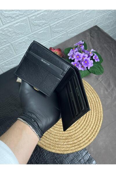 WAKHA Genuine Leather Men's Wallet with Multiple Card Slots, Id Window, Large...