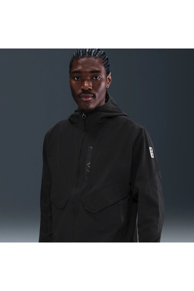 Nike Men's Black Air Max Woven Jacket Flexible Woven Sports Jacket |   If0849...