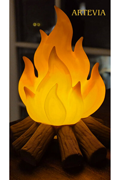 Artevia Kamp Ateşi Tealight Mumluk Dekoratif Süs