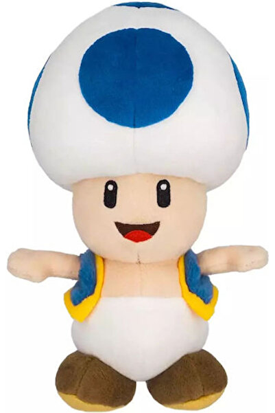 Super mario Βελούδινος Μπλε Βάτραχος 20 εκ.