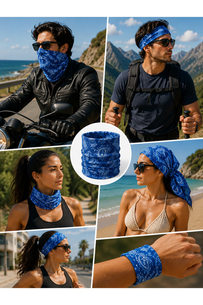 Bandana Unisex buff maska za vrat, multifunkcionalna maska za lice za vanjsku...