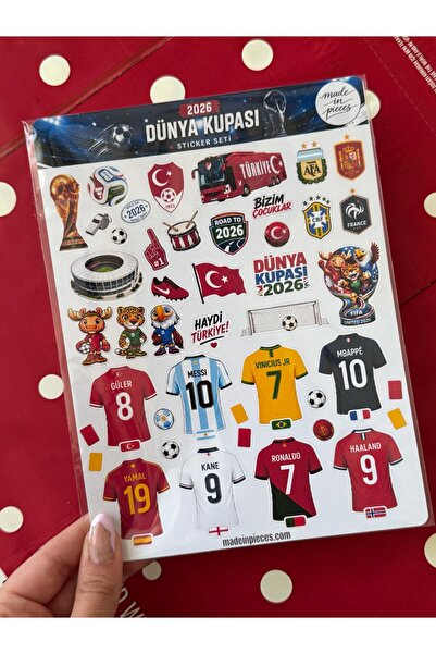 Made in Pieces 2026 Dünya Kupası Sticker Seti