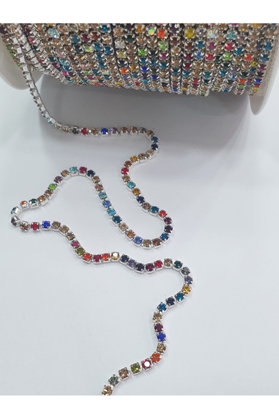 CRYSTALSHOP Kamena traka - Ss12 srebrne boje (10 metara)