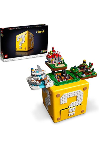 LEGO مجموعة بناء مكعب علامة الاستفهام من سوبر ماريو 64 رقم 71395؛ هدية قابلة ...