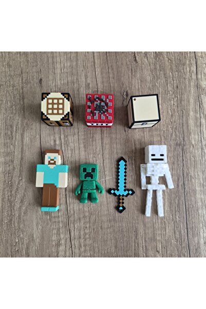 3D ORE Minecraft Figür Seti