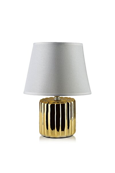 MONDEX Lampă de masă ceramică LETI 11x20x28 cm Gri 1 buc.