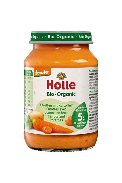 Holle Piure de morcov cu cartofi pentru copii fara gluten 5 luni,