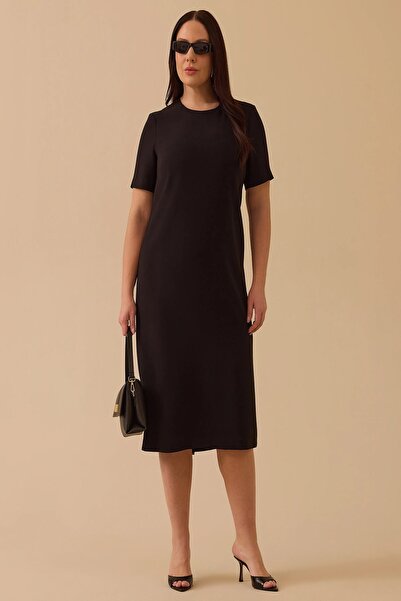 Rain and River Plus size short sleeve basic dress