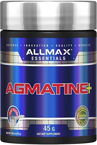 ALLMAX AGMATINE+ Powder Agmatine Sulfate with Glycine Unflavored PreWorkout P...