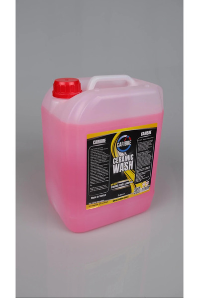 Caribre pH Nötr Seramik Etkili Konsantre Oto Şampuan 5 Litre Köpük Performanslı Yıkama