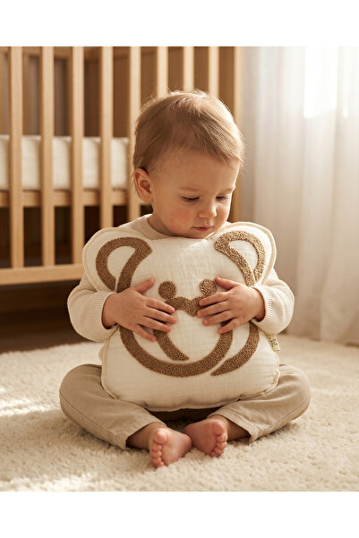 motali aksesuar Motali Accessories %100 Pamuk 4 Katlı Müslin Bebek Yastık - 3...