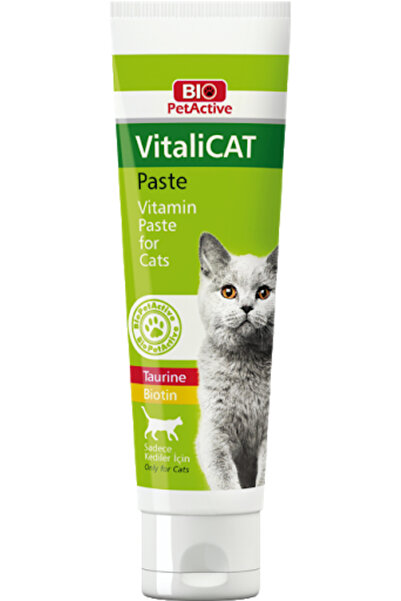 Bio PetActive VitaliCat Pastă Multivitaminică pentru Pisici 100 ml