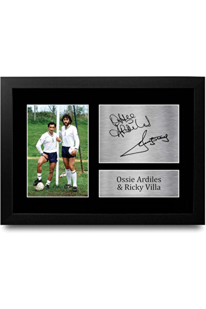 HWC Trading FR A4 Ossie Ardiles & Ricky Villa Tottenham Hotspurs Spurs Gifts ...