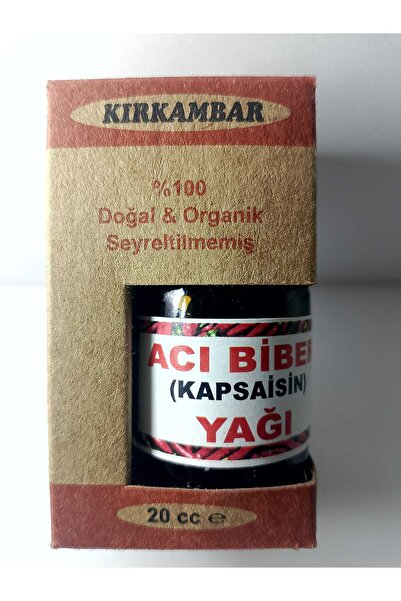 Kırkambar Krem Acı Biber ( Kapsaisin ) Yağı 20 CC