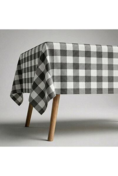 Prime Sleeks Checkered Duck Fabric Kitchen and Dining Table Cover
