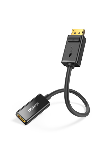 Ugreen Display Port to HDMI 1080P Dönüştürücü Adaptör Siyah, 40362