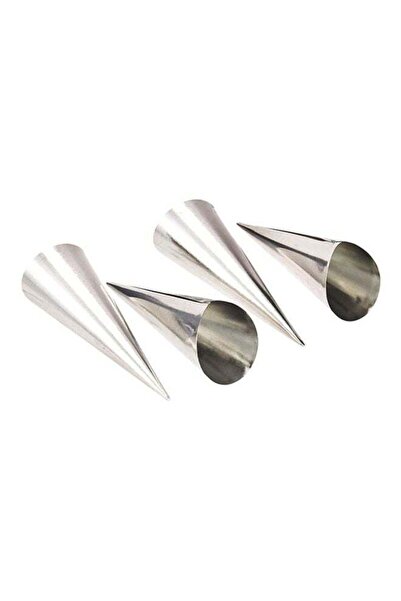 Prestige 4-Piece Stainless Steel Cream Horns Set Silver 11.2cm