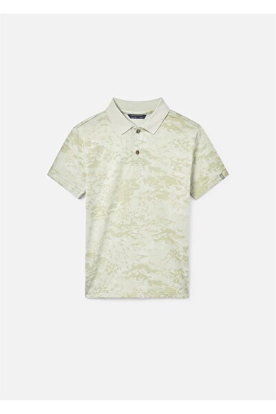 MAYORAL Boy's Polo Collar T-Shirt Green 6169