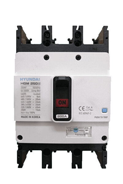 Hyundai Disjunctor automat tip USOL 200 A, 3 poli, HGM 250 S 3 PT 00200 F