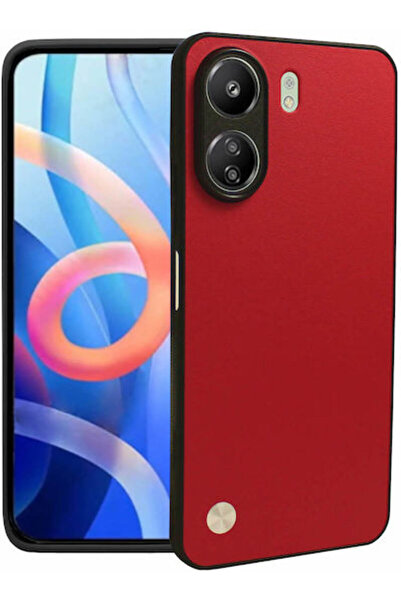 Other Bodycell Vegan Δερμάτινη Κόκκινη Θήκη Πλάτης (Xiaomi Redmi 13C, Poco C6...