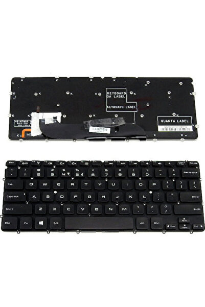 Dell Πληκτρολόγιο φορητού υπολογιστή για XPS 12 K240 χωρίς πλαίσιο και αγγλικ...
