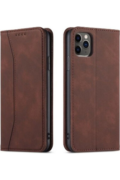 Other Bodycell PU Leather Book Synthetic Leather Brown (iPhone 12 Pro Max) Co...