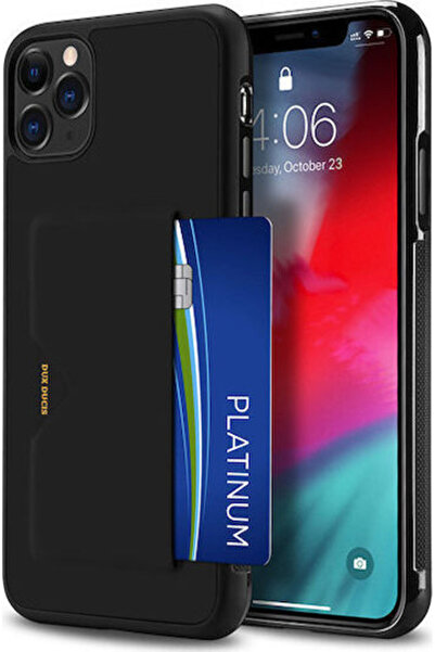 Dux Ducis Pocard Πίσω Κάλυμμα Σιλικόνης Μαύρο (iPhone 11 Pro)