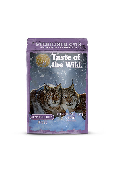 Taste of the Wild Pate de pui sterilizat pentru pisici, în plic, 85g