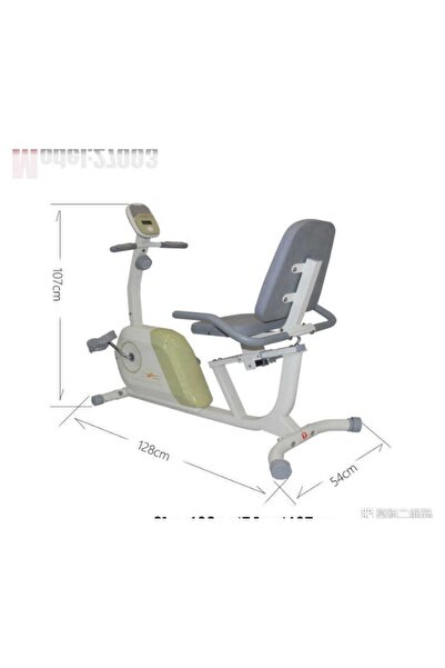 lijiujia Recumbent Bike دراجة تمارين مع كرسي ظهر