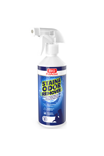 Bio PetActive Αφαιρετικό Λεκέδων & Οσμών 490 ml για Λεκέδες Κατοικίδιων