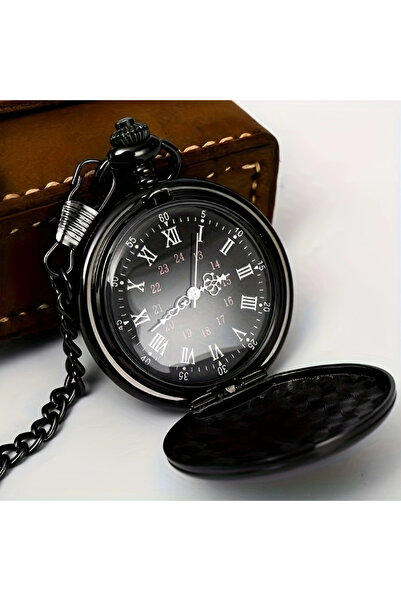 Nobrand Fashionable Classic Glossy Vintage Pocket Watch with Versatile Casual...