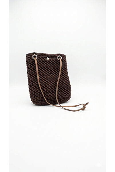 JADDA Handmade Daily Knitted Shoulder Bag Raffia Yarn