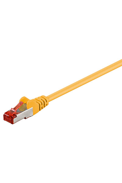 goobay καλώδιο δικτύου 95453, CAT 6 S/FTP (PiMF), CCA, 0.25m, κίτρινο